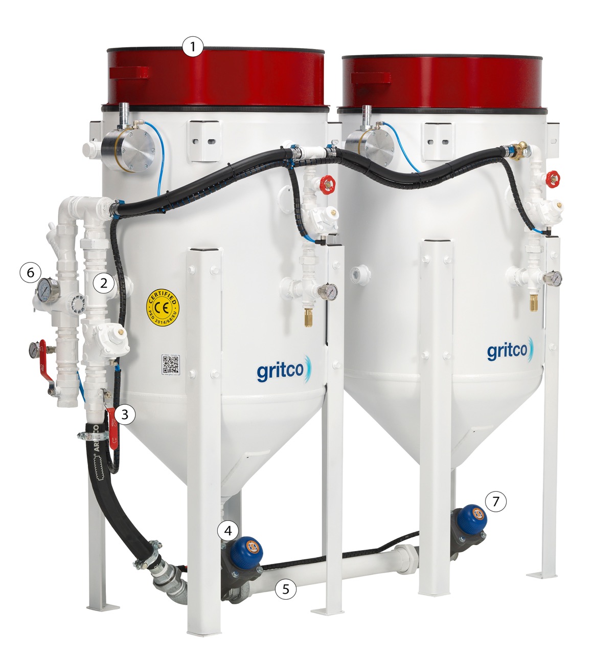 Equipos de chorreado en continuo, con flujo uniforme de abrasivo y sin caídas de presión