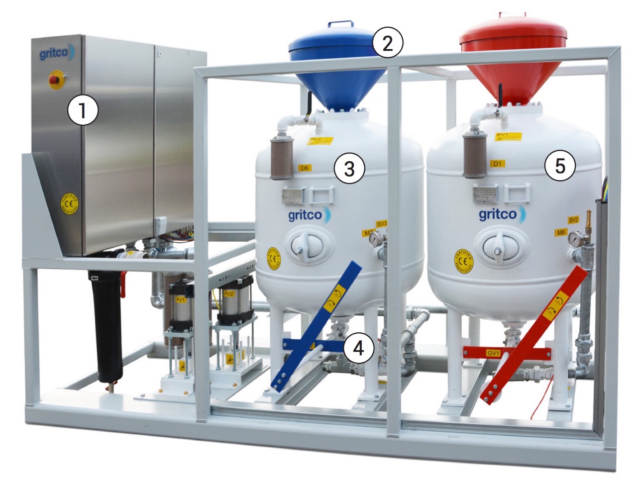 Equipos de chorreado submarino hasta 300 metros de profundidad