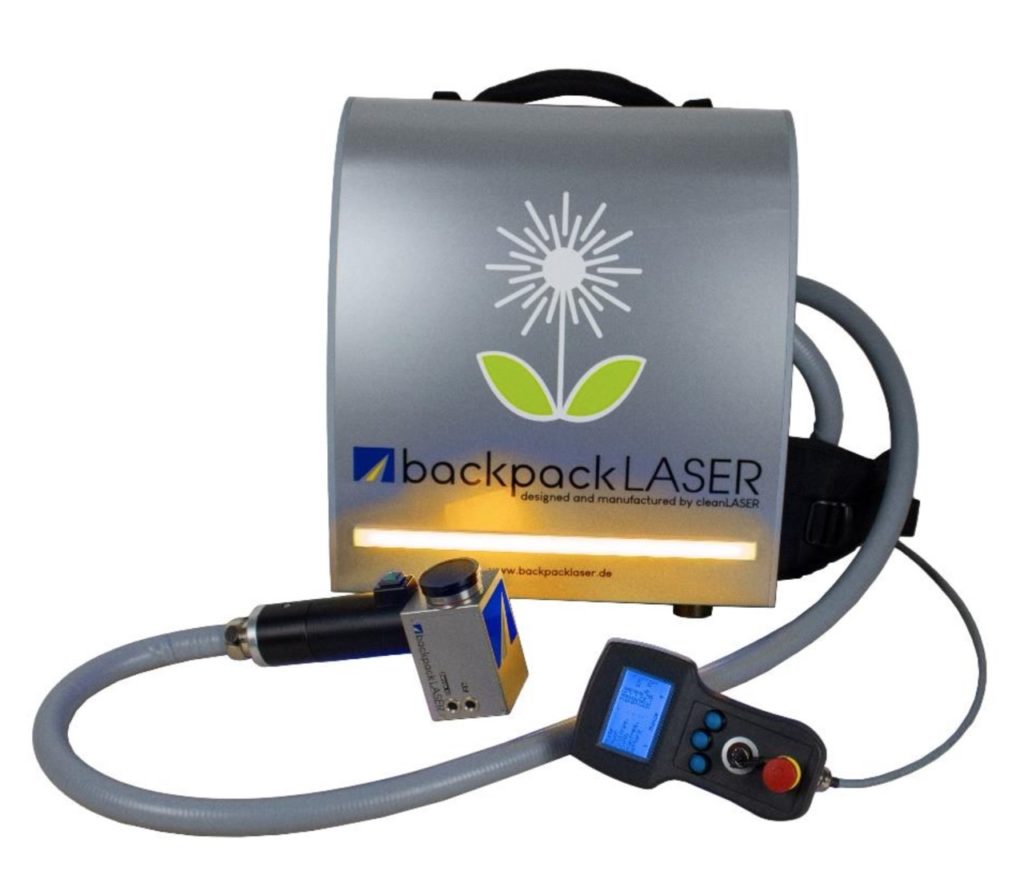 Equipo de limpieza láser Backpack (mochila)