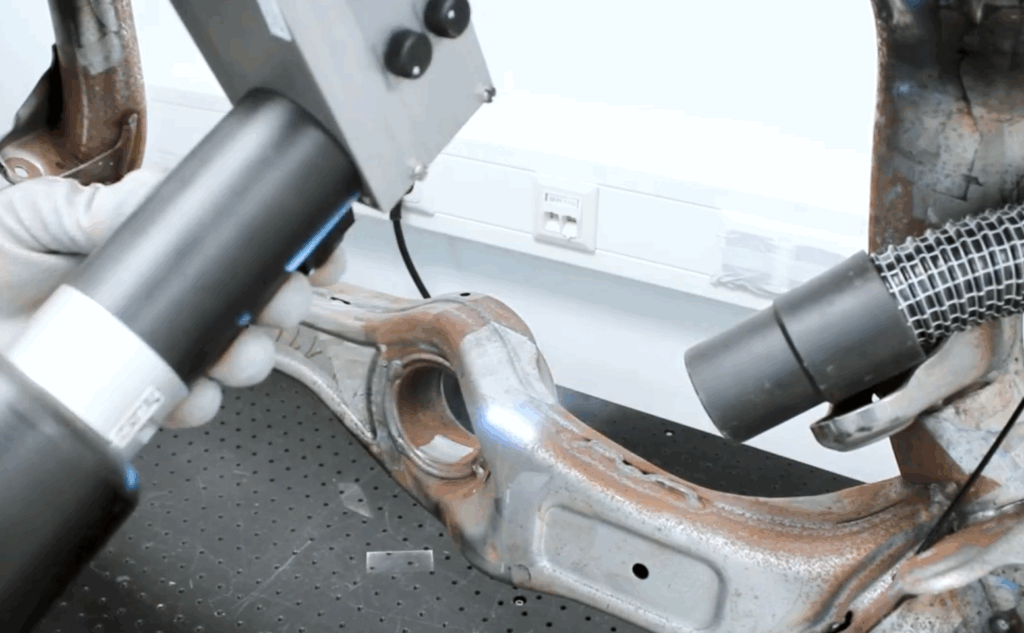 Limpieza de óxido con equipo láser streamLINE